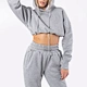 women crop top hoodie